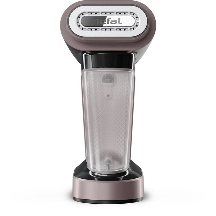 Aparat de calcat vertical TEFAL Pure Force DT8765E0, 1800W, 90g/min, 180ml, talpa ceramica, roz-gri WALTI