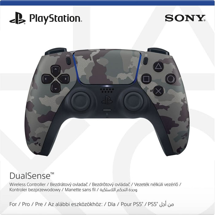 Controller Wireless PlayStation 5 DualSense V2, Grey Camo WALTI