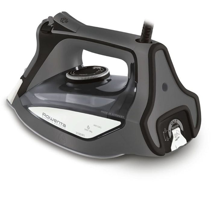 Fier de calcat ROWENTA Expertis DW7025D1, 2700W, 180g/min, 300ml, talpa Microsteam 400 Laser, negru WALTI