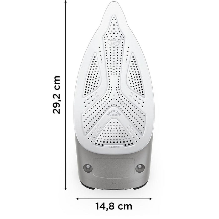 Fier de calcat ROWENTA Expertis DW7025D1, 2700W, 180g/min, 300ml, talpa Microsteam 400 Laser, negru WALTI