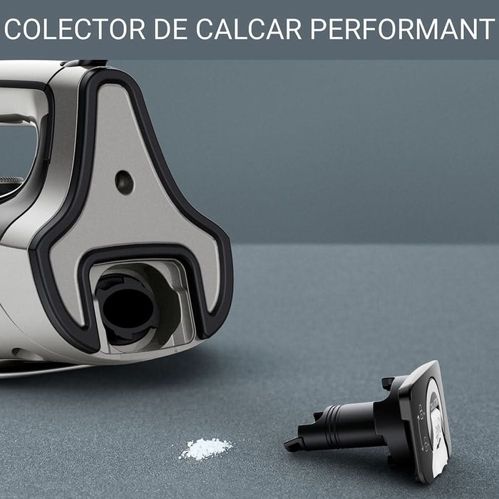 Fier de calcat ROWENTA Expertis DW7025D1, 2700W, 180g/min, 300ml, talpa Microsteam 400 Laser, negru WALTI