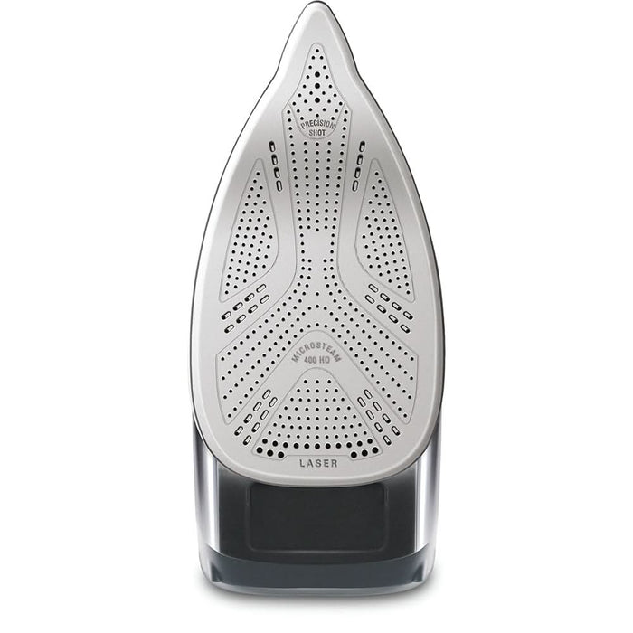 Fier de calcat ROWENTA Pro Master DW8221D1, 2800W, 200g/min, 310ml, talpa Microsteam 400 Laser, albastru inchis-argintiu WALTI