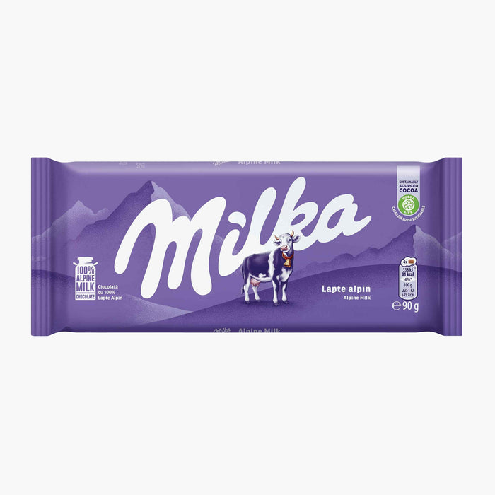 milka Ciocolata Lapte Alpin 90 g - WALTI WALTI