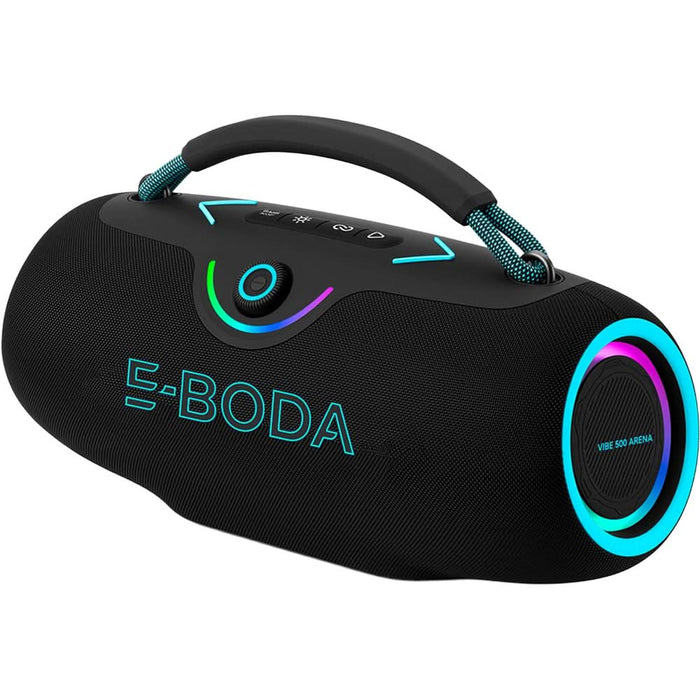 Boxa portabila E-BODA The Vibe 500 Arena, Bluetooth, 350W, IPX6, negru WALTI
