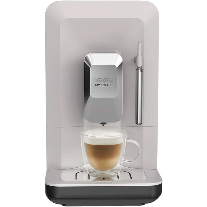 Espressor automat KRUPS My Coffee+ EA201BE0, 1.5l, 1700W, 15 bar, gri deschis WALTI
