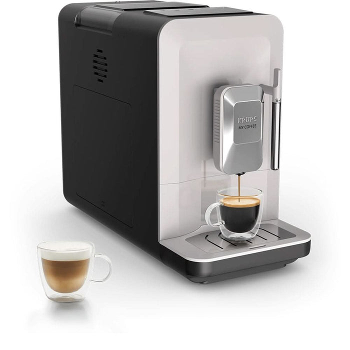Espressor automat KRUPS My Coffee+ EA201BE0, 1.5l, 1700W, 15 bar, gri deschis WALTI