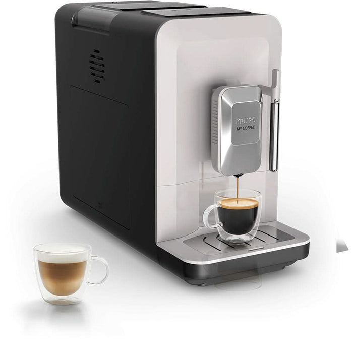 Espressor automat KRUPS My Coffee+ EA201BE0, 1.5l, 1700W, 15 bar, gri deschis WALTI