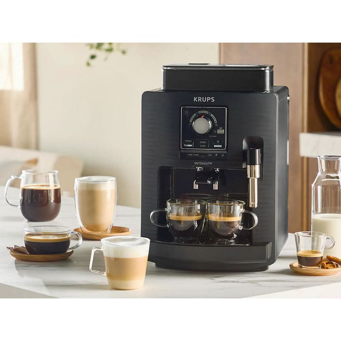Espressor automat KRUPS Intensity EA5008E0, 1.7l, 1450W, 15 bar, negru WALTI