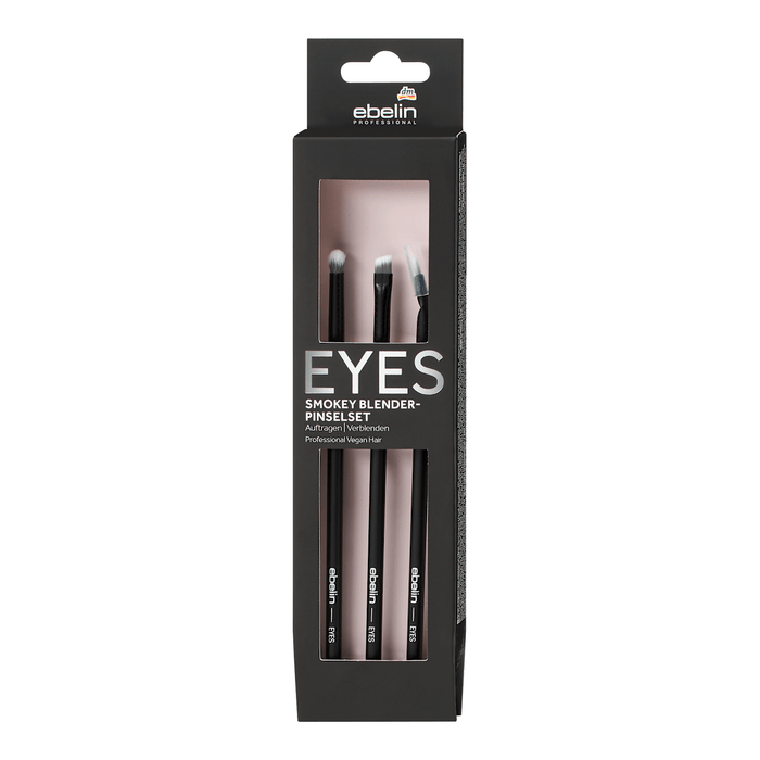 ebelin PROFESSIONAL Pensule machiaj ochi Smokey, 3 buc WALTI