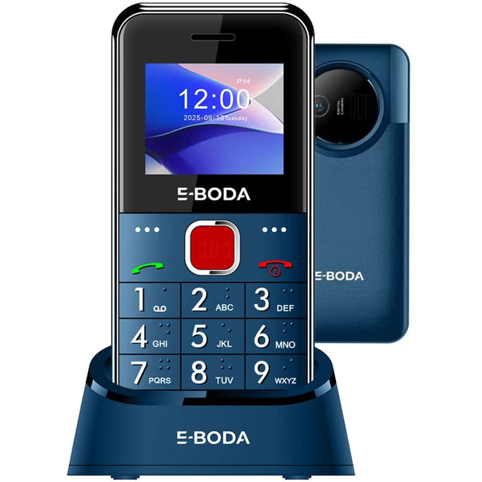 Telefon E-BODA Senior S300D, 2G, Dual SIM, albastru - WALTI WALTI