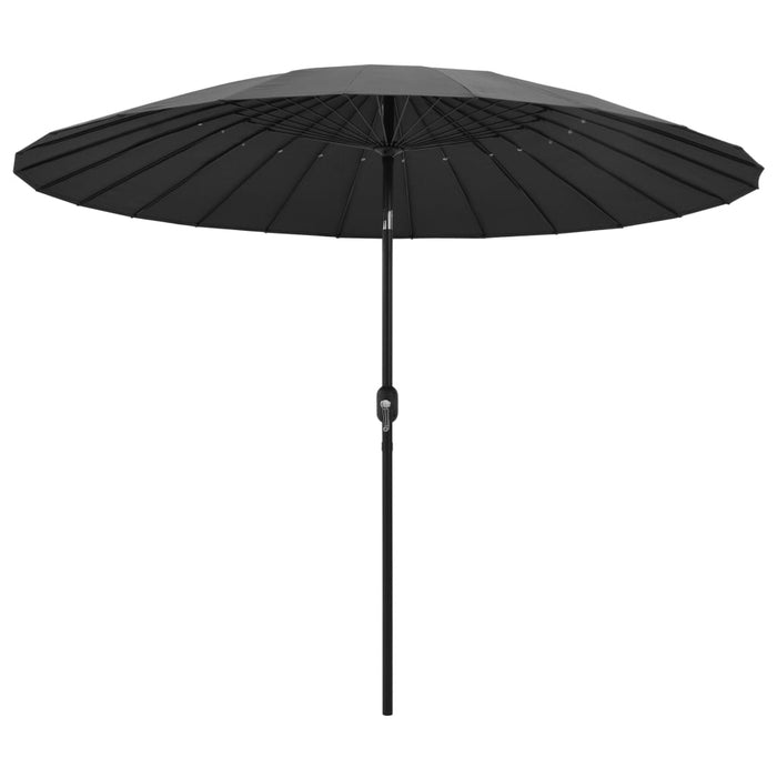 Umbrelă de soare exterior cu stâlp de aluminiu 270 cm Antracit - WALTI WALTI