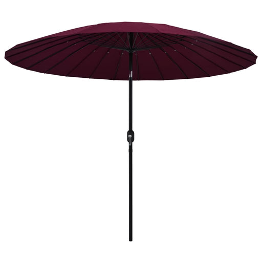 Umbrelă de soare exterior cu stâlp de aluminiu 270 cm Bordeaux Red - WALTI WALTI