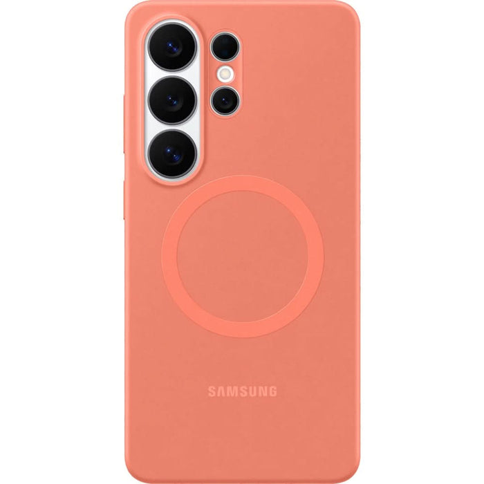 Husa telefon SAMSUNG Silicon Magnetic pentru Galaxy S26 Ultra, EF-ES948COEGWW, Coral Red WALTI