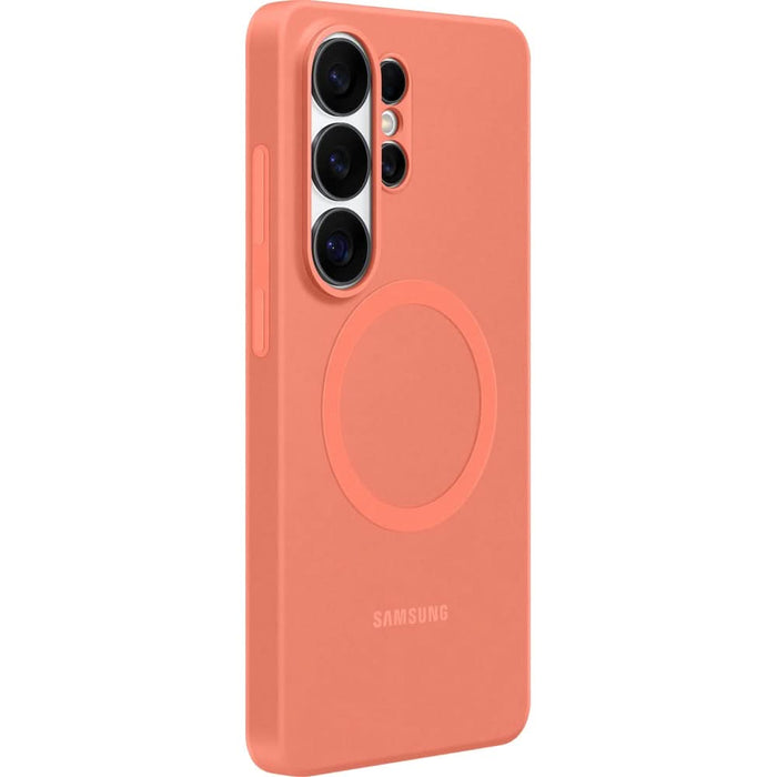 Husa telefon SAMSUNG Silicon Magnetic pentru Galaxy S26 Ultra, EF-ES948COEGWW, Coral Red WALTI
