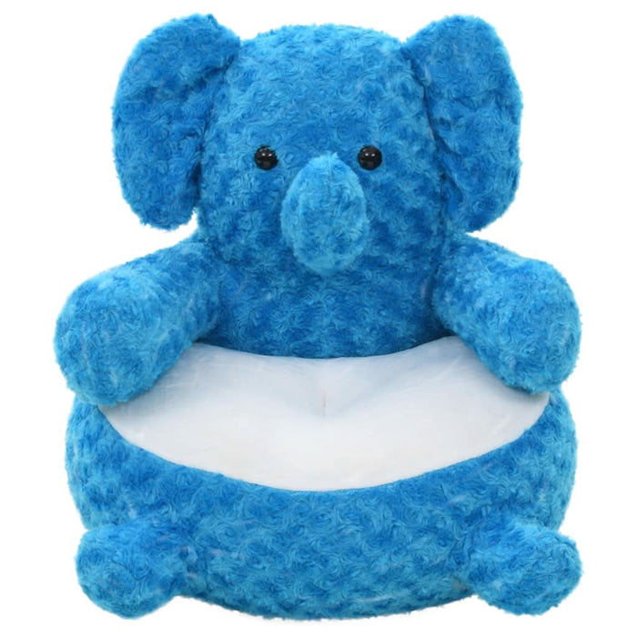 Elefant de jucărie, albastru, pluș - WALTI WALTI