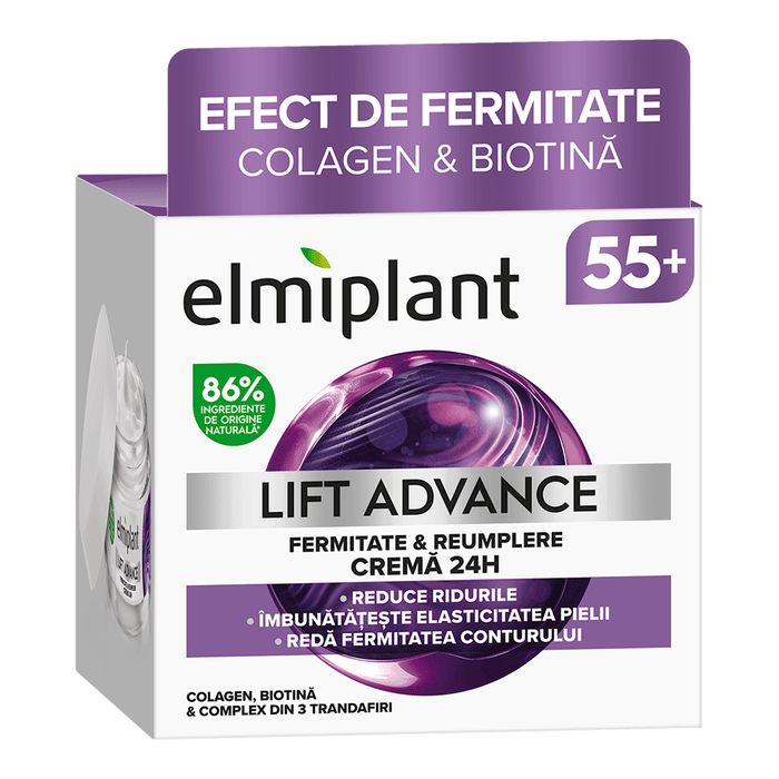 Elmiplant Cremă de față lift advance 55+, 50 ml WALTI
