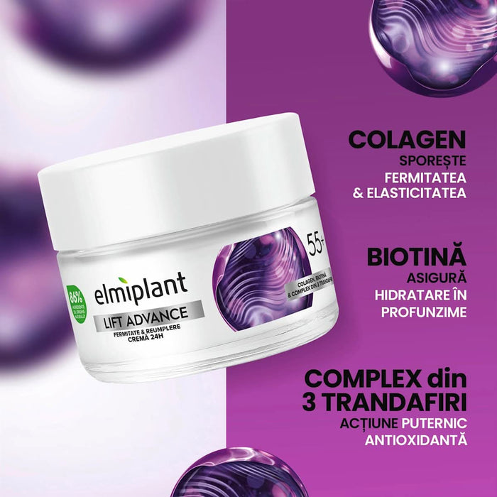 Elmiplant Cremă de față lift advance 55+, 50 ml WALTI
