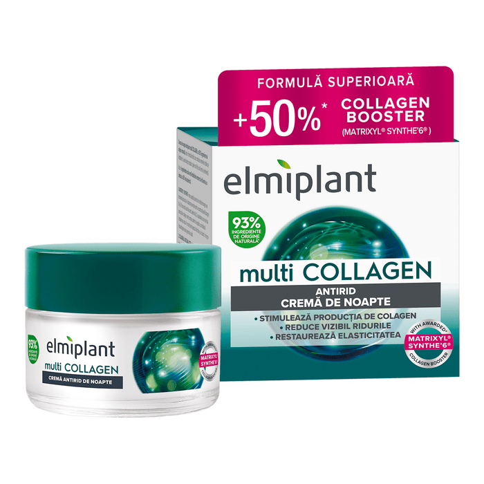Elmiplant MultiCollagen cremă antirid de noapte, 50 ml WALTI