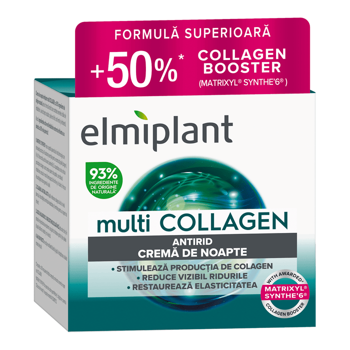 Elmiplant MultiCollagen cremă antirid de noapte, 50 ml WALTI