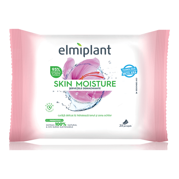 Elmiplant Șervetele demachiante ten uscat și sensibil, 25 buc WALTI