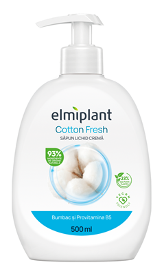 elmiplant Sapun Lichid Bumbac și Provitamina B5 500 ml - WALTI WALTI
