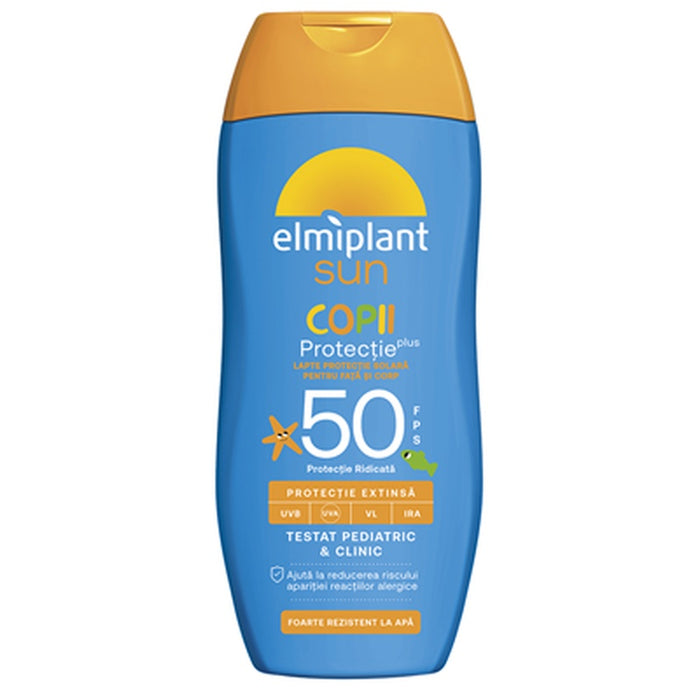 elmiplant sun Lotiune Protectie Solara Copii SPF50 200 ml - WALTI WALTI