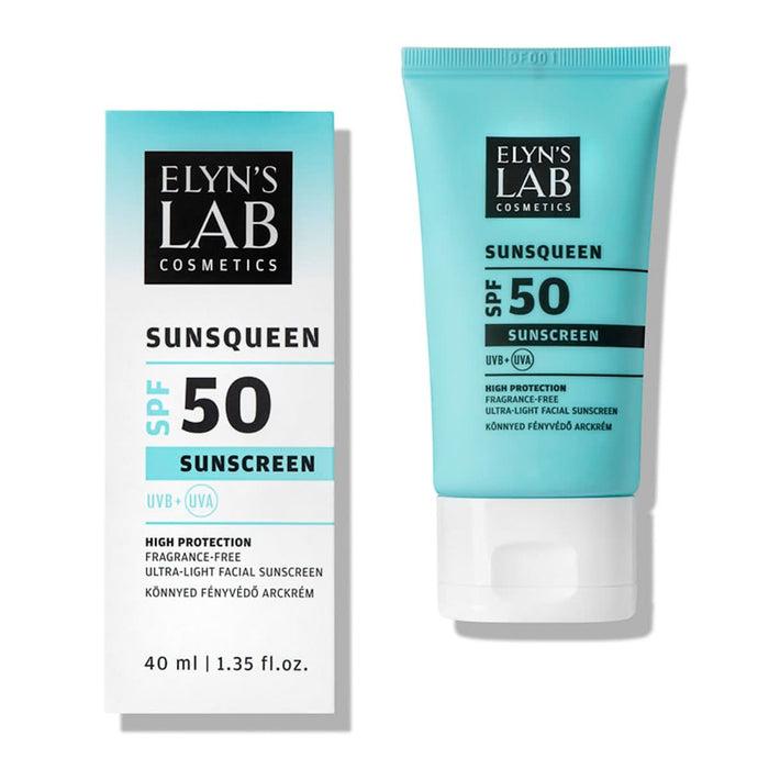 Elyn's Lab Cremă de față cu protecție solară Sunsqueen SPF50 Invisible Aqua, 40 ml WALTI