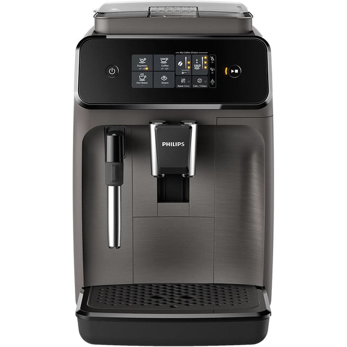 Espressor automat PHILIPS Seria 1200 EP1224/00, 1.8l, 1500W, 15 bar, gri inchis WALTI