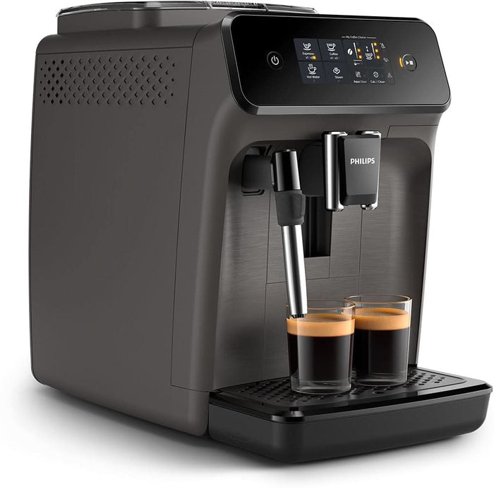 Espressor automat PHILIPS Seria 1200 EP1224/00, 1.8l, 1500W, 15 bar, gri inchis WALTI