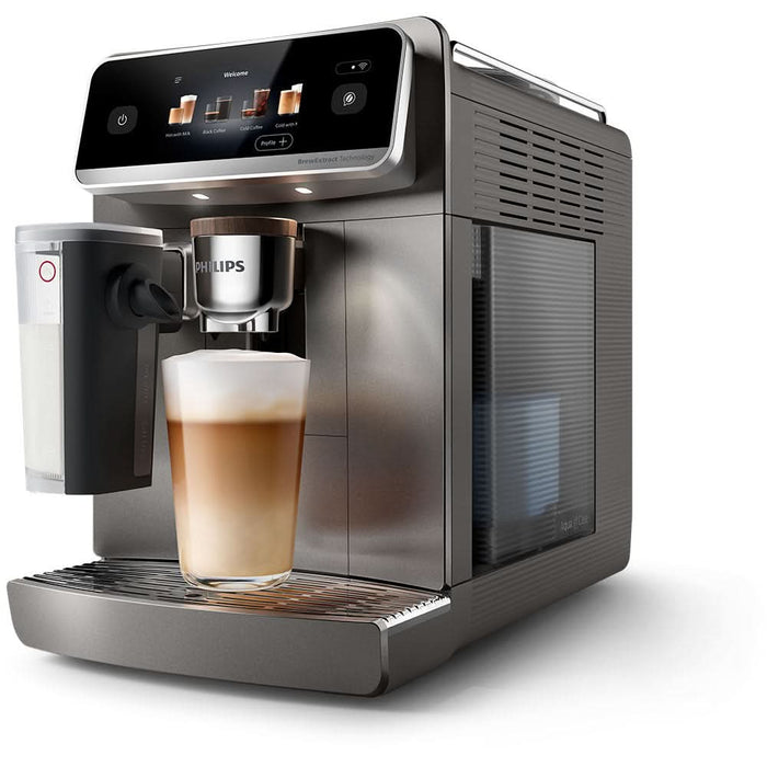 Espressor automat PHILIPS Cafe Aromis Seria 8000 EP8757/92, 1.9l, 1500W, 15 bar, argintiu inchis WALTI