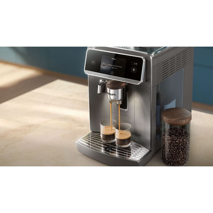 Espressor automat PHILIPS Cafe Aromis Seria 8000 EP8757/92, 1.9l, 1500W, 15 bar, argintiu inchis WALTI