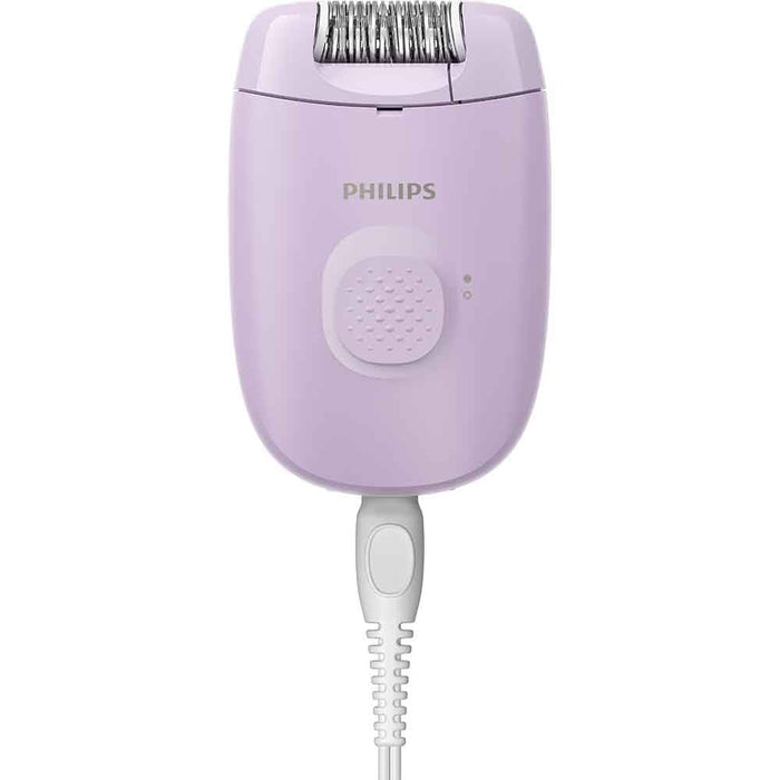 Epilator PHILIPS Seria 2000 BRE237/00, 1 viteza, 2 accesorii, retea, lila WALTI