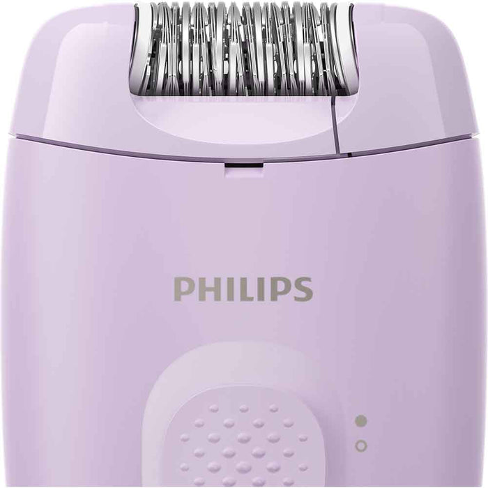 Epilator PHILIPS Seria 2000 BRE237/00, 1 viteza, 2 accesorii, retea, lila WALTI