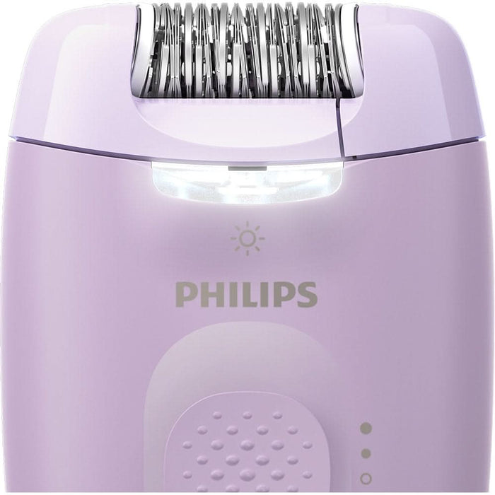 Epilator PHILIPS Seria 4000 BRE257/00, 2 viteze, 4 accesorii, retea, lila WALTI