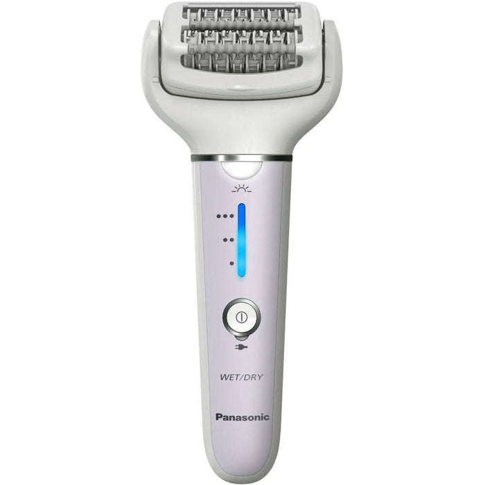 Epilator PANASONIC ES-EY30A-V503, 60 pensete, 3 viteze, 3 accesorii, Wet&Dry, acumulator, mov WALTI