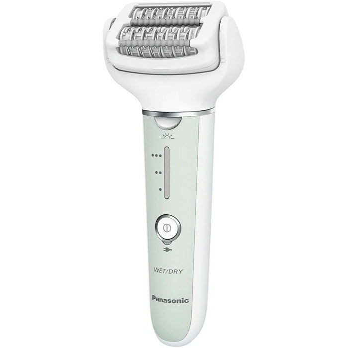 Epilator PANASONIC ES-EY70A-G503, 60 pensete, 3 viteze, 5 accesorii, Wet&Dry, acumulator, verde WALTI