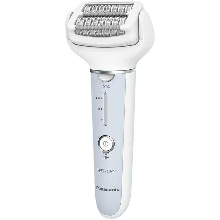 Epilator PANASONIC ES-EY90-A503, 60 pensete, 3 viteze, 8 accesorii, Wet&Dry, acumulator, gri WALTI