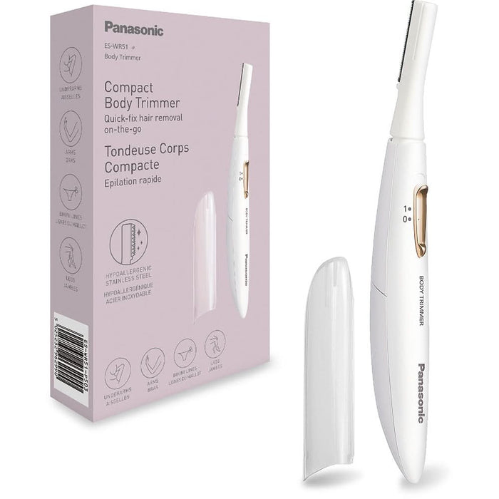 Trimmer corp PANASONIC ES-WR51-P503, baterie, Wet&Dry, 60 min autonomie, alb WALTI