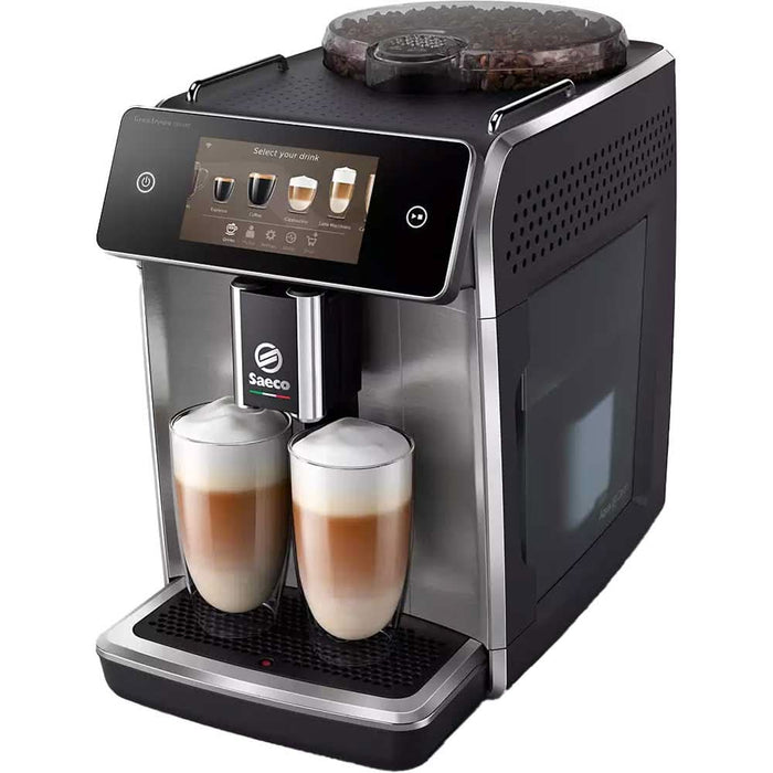 Espressor automat SAECO GranAroma Deluxe SM6685/00, 1.8l, 15 bar, 1500W, argintiu-negru - WALTI WALTI
