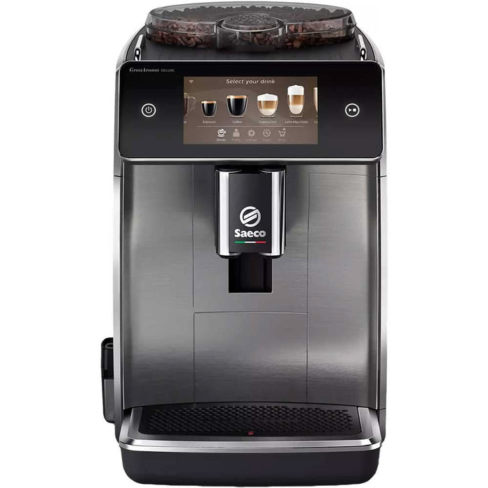Espressor automat SAECO GranAroma Deluxe SM6685/00, 1.8l, 15 bar, 1500W, argintiu-negru - WALTI WALTI