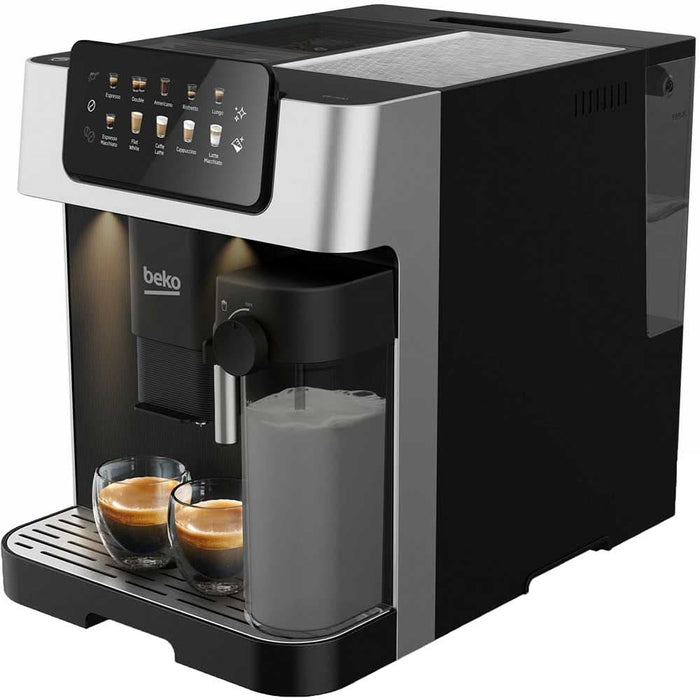 Espressor automat BEKO CaffeExperto CEG7304X, 2l, 1350W, 19 bar, negru-argintiu WALTI