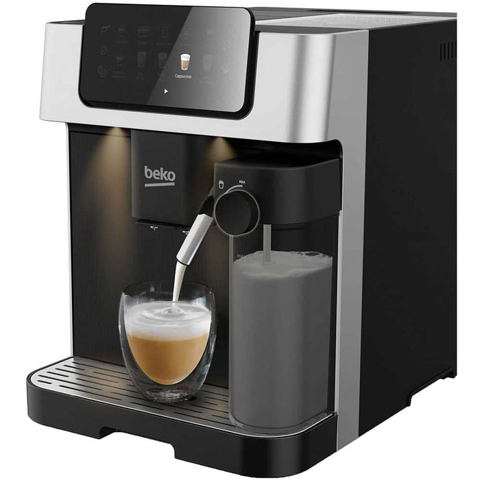 Espressor automat BEKO CaffeExperto CEG7304X, 2l, 1350W, 19 bar, negru-argintiu WALTI