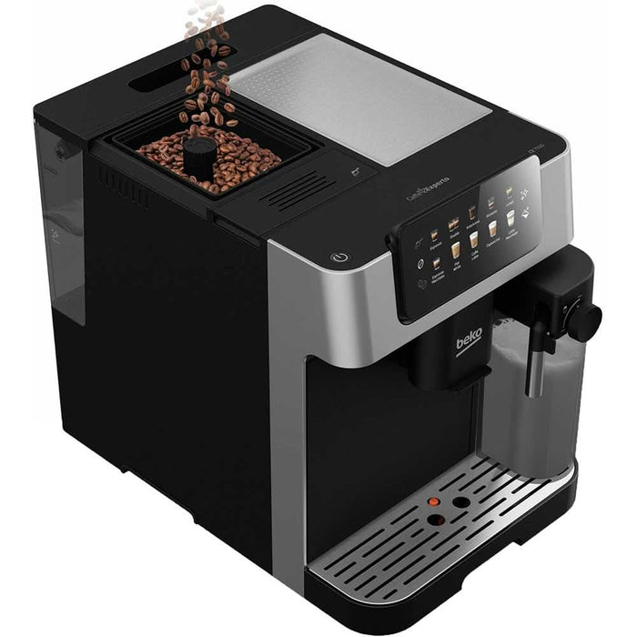 Espressor automat BEKO CaffeExperto CEG7304X, 2l, 1350W, 19 bar, negru-argintiu WALTI