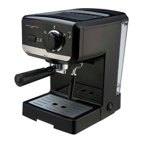 Espressor manual MYRIA MY4119, 1.5l, 1050W, 15 bar, negru WALTI