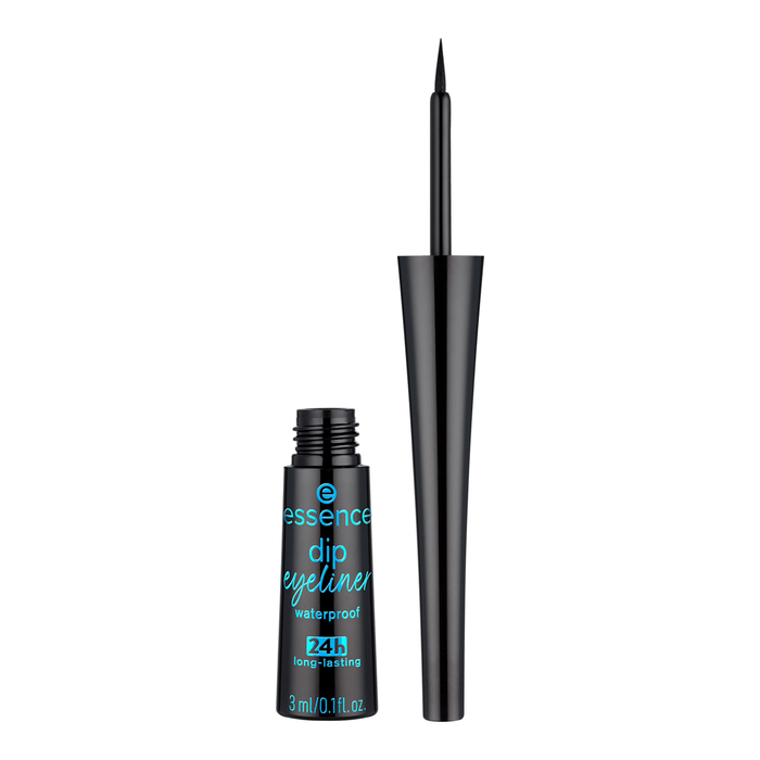 essence 24h Dip Eyeliner tuș de ochi waterproof 01 Black, 3 ml WALTI