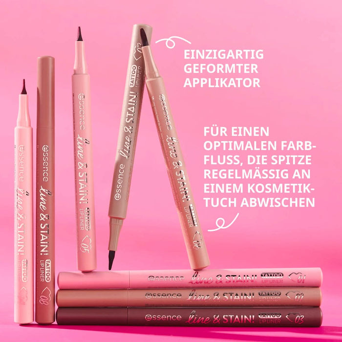 essence Creion buze line & STAIN! TATTOO 04, 1,1 ml WALTI