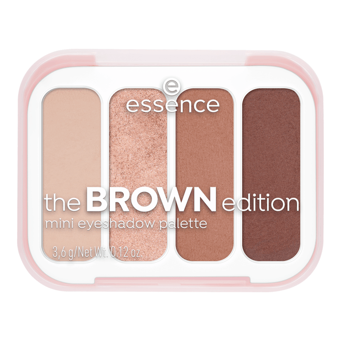 essence Paleta fard pleoape the BROWN edition, 3,6 g WALTI