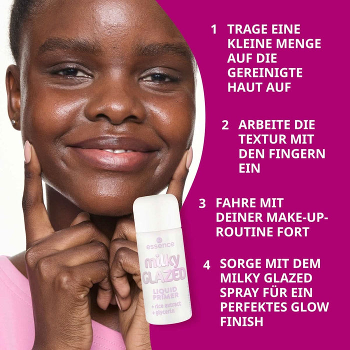 essence Primer milky GLAZED LIQUID, 50 ml WALTI