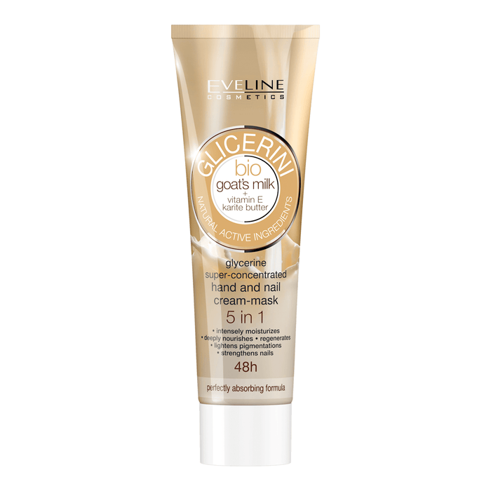 EVELINE COSMETICS Cremă pentru mâini și unghii 5in1 cu glicerină și lapte de capră, 100 ml WALTI