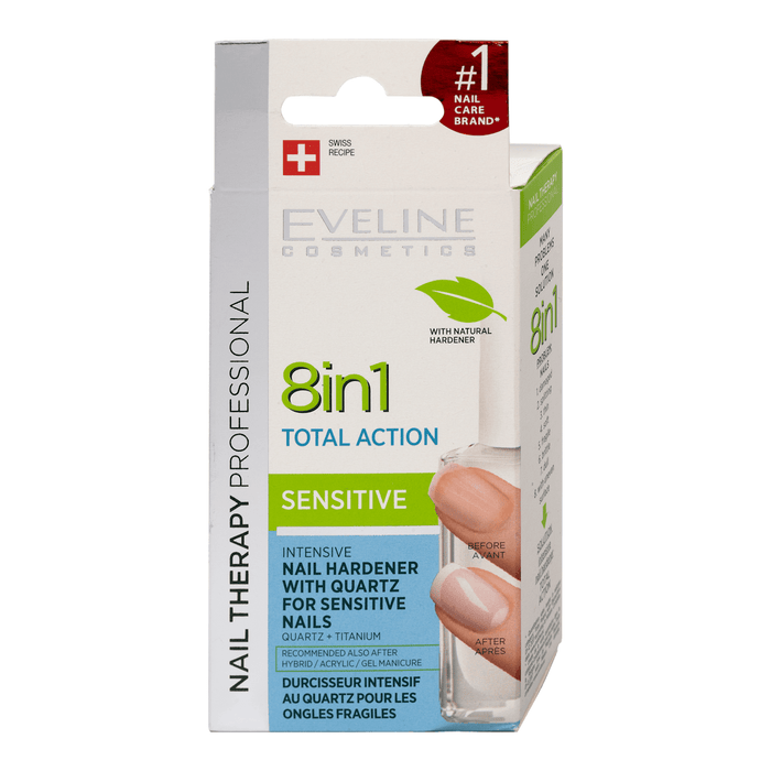 EVELINE COSMETICS Tratament profesional de unghii 8 în 1 Sensitive, 12 ml WALTI